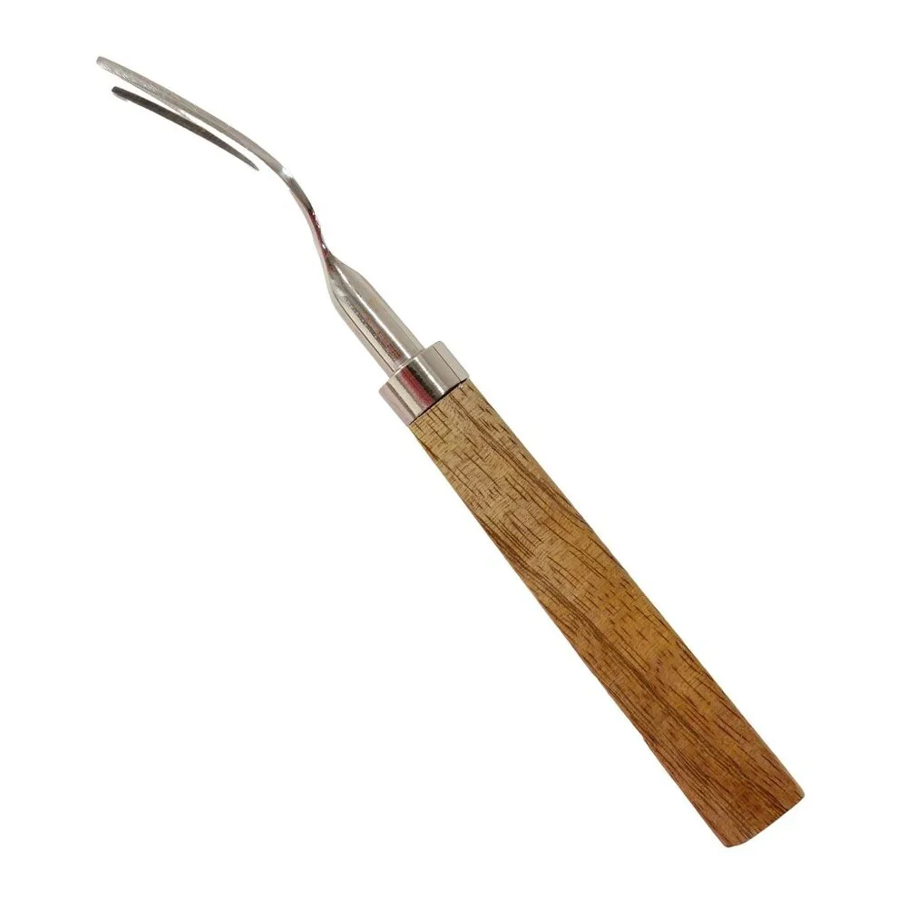 Vintage Fork and‎ Spoon Set Cocktail Appetizer Wood Handle Nautical Design 8 Pc
